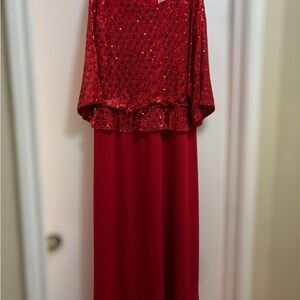 Grace Karin Red Sequin Dress